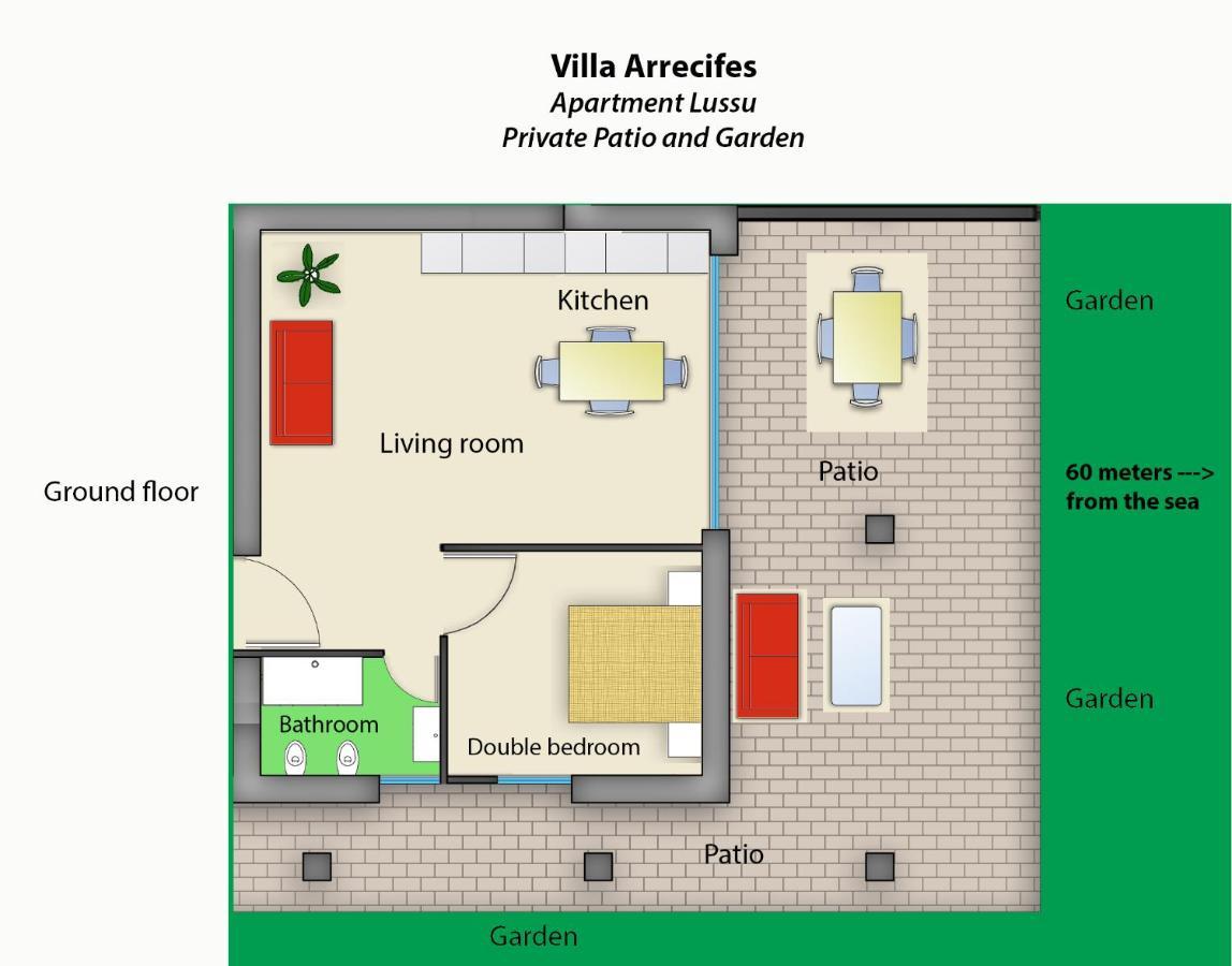 Villa Arrecifes Fertilia Exteriör bild