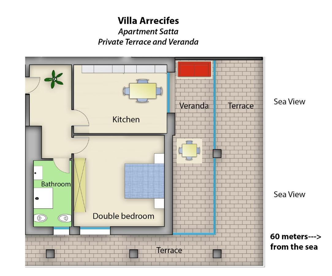 Villa Arrecifes Fertilia Exteriör bild